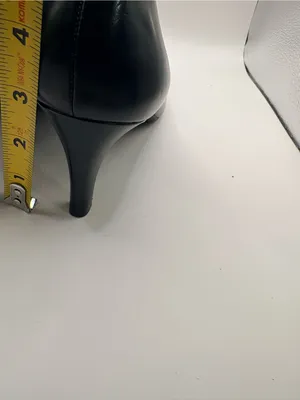 Comfort Step Black Leather Ballet Flats thumbnail 5