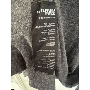 Aritzia Wilfred Free Dark Gray Bodycon Midi Dress Size M‎ Effortless Capsule thumbnail 5