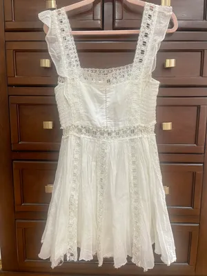Free People Verona dress in white thumbnail 3