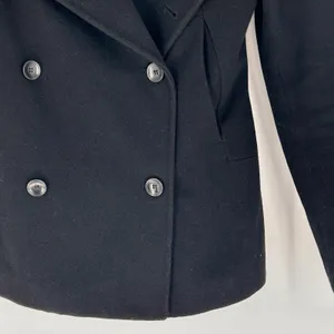HOPE Ringstrand Soderberg Wool Coat Womens 36 Small Double Breasted Sweden Black thumbnail 9