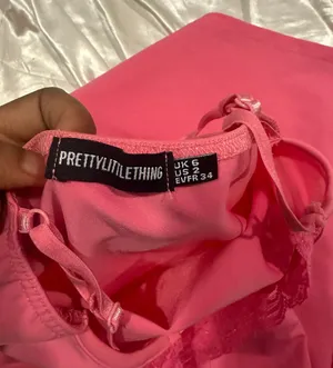 Pretty Little Thing Pink Maxi Dress thumbnail 3