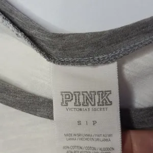 PINK - Victoria's Secret baseball 3/4 sleeve top sz S thumbnail 3