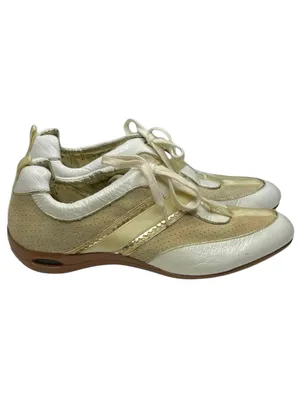 Cole Haan 𖦹 Chelsea Athleisure Patent Leather Sneakers 𖦹 White Gold 𖦹 7B 𖦹 thumbnail 4