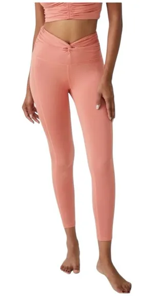 FP Movement High-Rise Ankle Breathe Deeper Leggings Size S Crush Blush/Peach NWT thumbnail 1