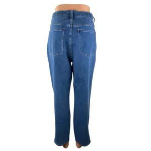 Madewell Roadtripper Women's Blue High Waisted Straight Leg Denim Jeans Size 32 thumbnail 3