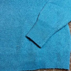 J Crew Turqoise Blue 1/4 Half Zip Mock Neck Wool Blend Pullover Sweater SZ S thumbnail 3