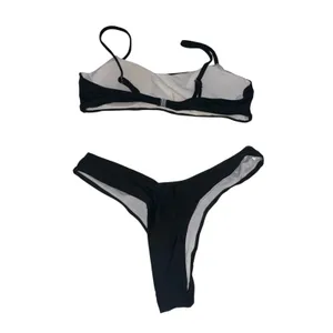 SHEIN Black Two-Piece Bikini Set thumbnail 2