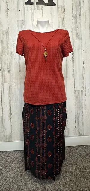 Dress blouse combo Orange Size M thumbnail 1