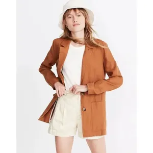✨Madewell Linen Dorset Sz Small Blazer✨ thumbnail 2