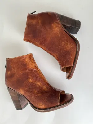 Bed Stu Onset peep toe booties 8.5 thumbnail 4
