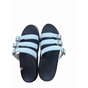Dr Martens Blaire Slide White Black Platform Sandals Womens 10 Docs Summer thumbnail 8
