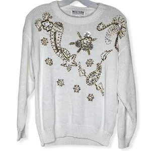 Vintage Western‎ Connection Sweater Silver thumbnail 1