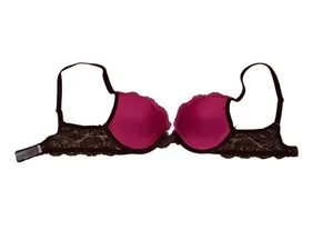 Victoria's Secret Brown & Pink Lace Bra thumbnail 5