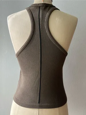 Gladiator Grunge Tank• Olive & Black• Sz S thumbnail 3