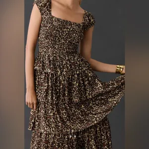 Ciao Lucia Catalina‎ Square Neck Tiered Maxi Dress Medium NWOT thumbnail 9