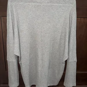 Active USA Heather Gray Women's Crew Neck Sweater thumbnail 3