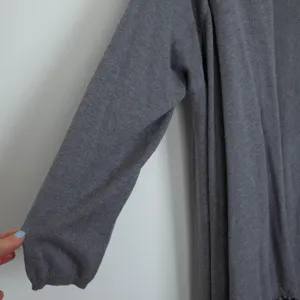 Melissa McCarthy Seven7 Gray Fringe‎ Cardigan Sweater Waterfall Duster Size 2X thumbnail 5