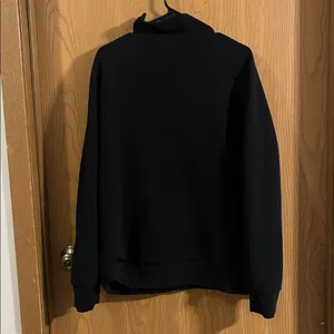 Peloton Black Ribbed High-Neck Quarter Zip‎ Sweatshirt Large thumbnail 8
