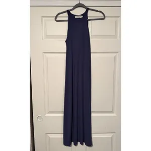 Fighting Eel Maxi Tank Dress‎ Gray Blue Buttery Soft Hawaiian Resortwear thumbnail 2