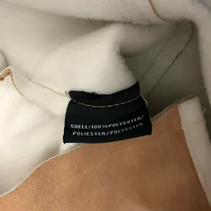 Calvin Klein Jeans Womens Faux Suede Jacket Double Breasted Beige Size L thumbnail 6