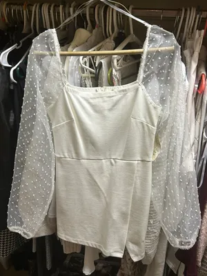 Altar'd State White Romper thumbnail 1
