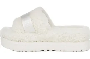UGG Fluffita White Sheepskin Fluffy Sandals‎ thumbnail 1