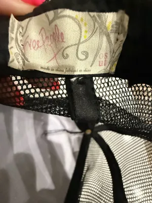 Free People Corduroy black trucker hat thumbnail 4