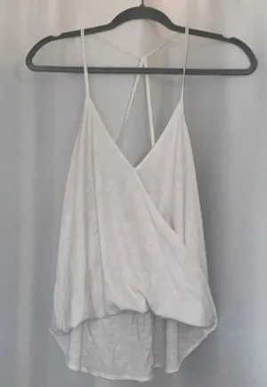 Abercrombie White Tank Top thumbnail 1