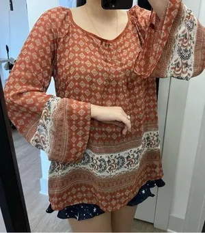 boho tunic blouse thumbnail 1