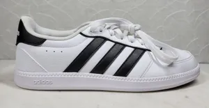 Adidas Breaknet Sleek Sneakers Womens 7 White Black 3 Stripes Athletic Shoes New thumbnail 1