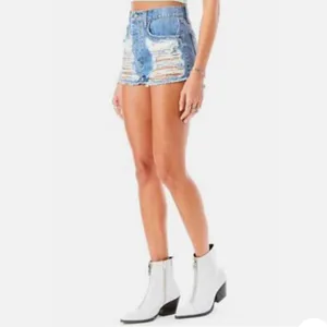 Jeffrey Campbell White Landyn 2 Western Bootie with Front Silver Zip 7.5 thumbnail 6