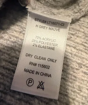 Lush Preppy Argyle Knit Button Up Cardigan In Grey & Mauve - Size M - NWOT thumbnail 8