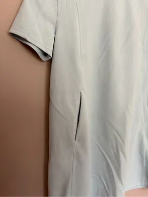 Lululemon Ribbed Softstreme T-Shirt Dress Powder Blue Size 6 thumbnail 4