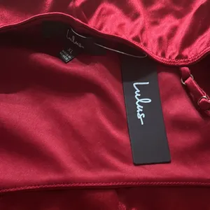LULUS ♥️ cutout on the town satin cutout bodycon dress size XL NWT thumbnail 3