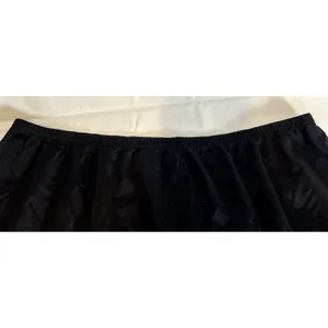 VTG Coquette Whimsigoth Black Half Slip Lace US Size L/28” Vanity Fair thumbnail 5