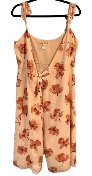 Hutch Modcloth Women's Pink Floral Wrap Dress Size Small thumbnail 1
