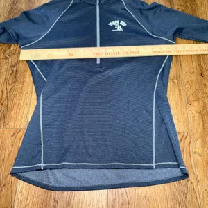 Under Armour Tampa Bay Rays Womens M Navy Blue Stripe Quarter Zip Pullover thumbnail 8