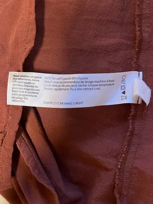 Eileen Fisher Halter Maxi Dress in Rust Brown thumbnail 7