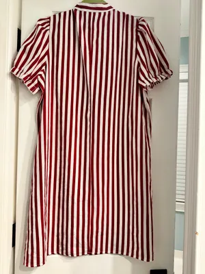 Red Striped Dress thumbnail 4