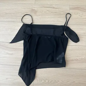 Motel Rocks Black Ruffle Top thumbnail 4