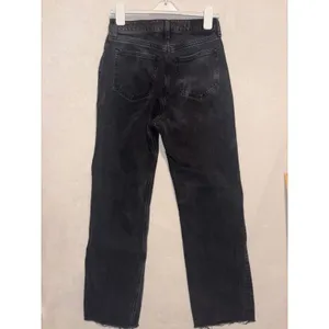 Abercrombie‎ & Fitch Curve Love 90s Relaxed Jean High Rise Black 27 4R Raw Hem thumbnail 7