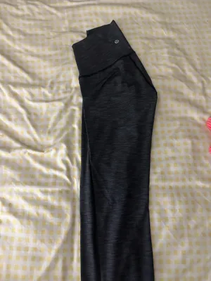 Lululemon Grey Striped Leggings thumbnail 2