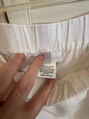 Charter Club Linen Wide-Leg Drawstring Pants thumbnail 4