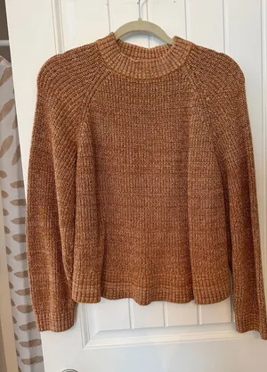 Old Navy Rust Marled Crewneck Sweater thumbnail 1