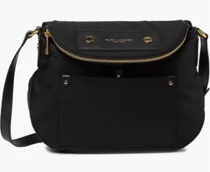 Marc Jacobs Preppy Nylon Messenger Bag Black Gold $200 thumbnail 1
