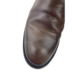 Frye Shirley Booties Women’s Size 6.5 Brown Leather Ankle Zip Distressed Cowgirl thumbnail 13