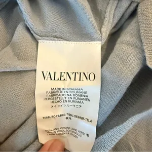 RED Valentino Gray Ruffle Front Knit Cardigan Sweater Large thumbnail 8