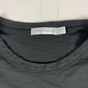 Peter Millar Shirt Womens Medium Black Pima Cotton Crewneck Jersey Basic Tee thumbnail 2