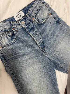 Reformation Cynthia High-Rise Straight Jeans thumbnail 3