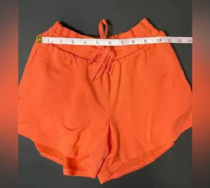 Casual Soft Cozy Orange Shorts Drawstring Women’s Sz XS NWOT thumbnail 4